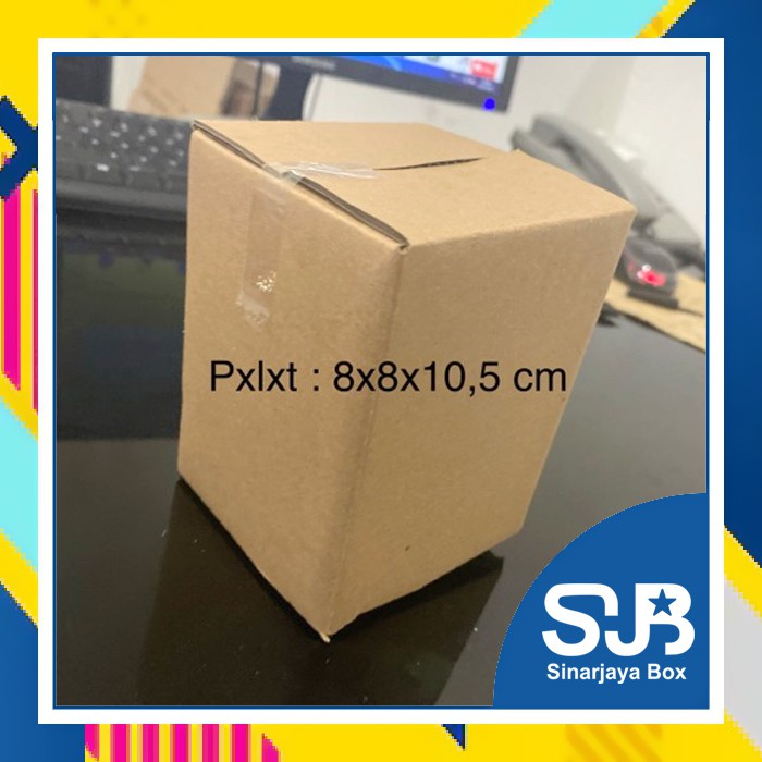 

Kardus Polos / Karton Box / Corrugated Box Uk. 8X8X10,5 CM