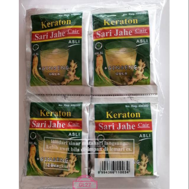 SARI JAHE KERATON 12 sachet