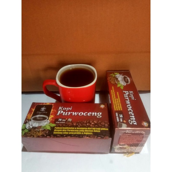 

Kopi Celup Herbal Purwoceng Isi 20 bag