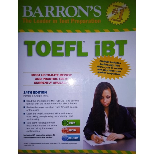 BUKU Barron's TOEFL iBT
