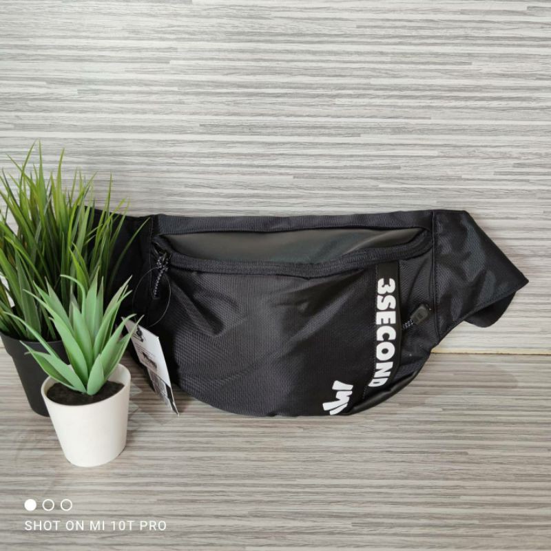 3SECOND Waist Bag Pria / Tas Selempang Pria / best seller