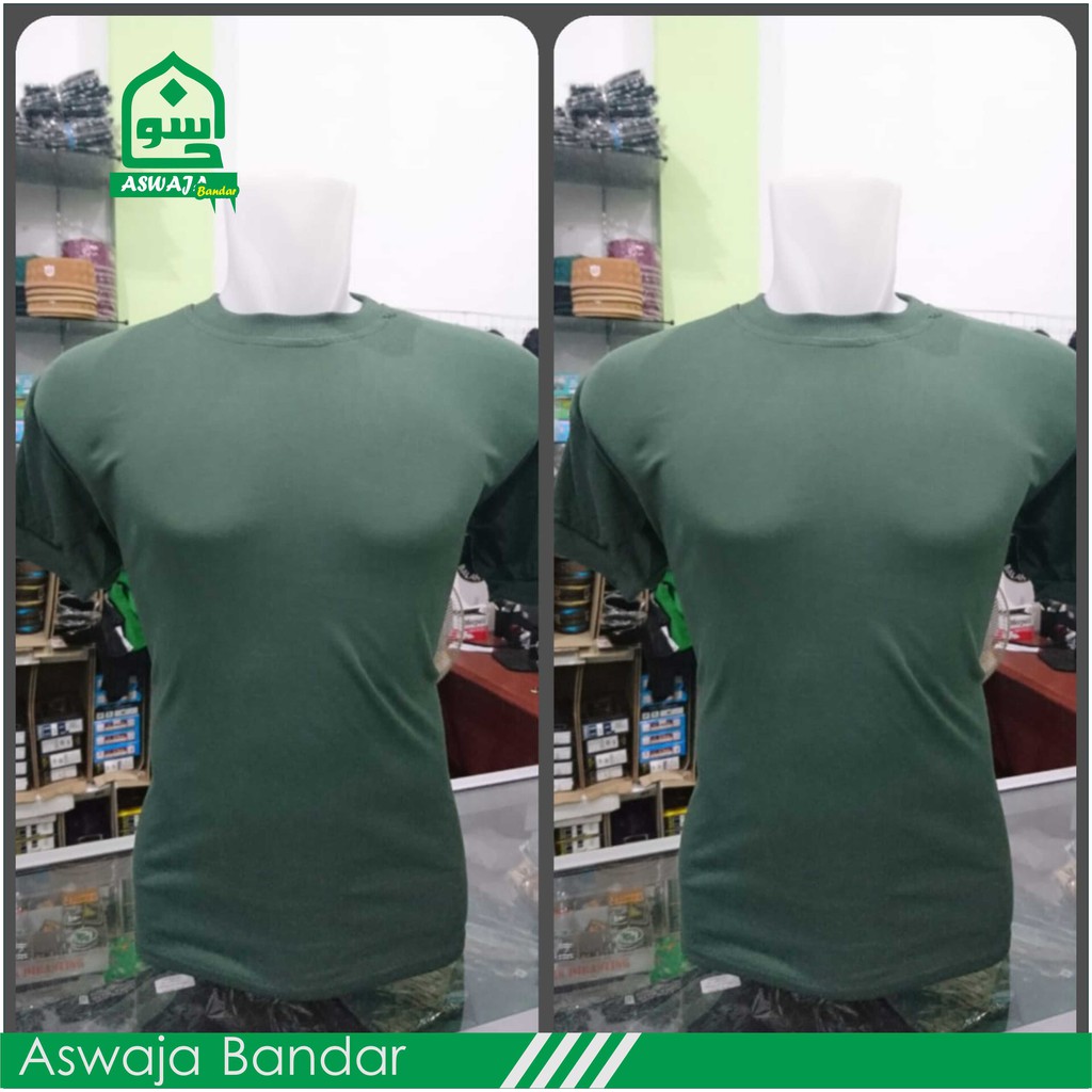 KAOS HIJAU POLOS OLAHRAGA LAPANGAN