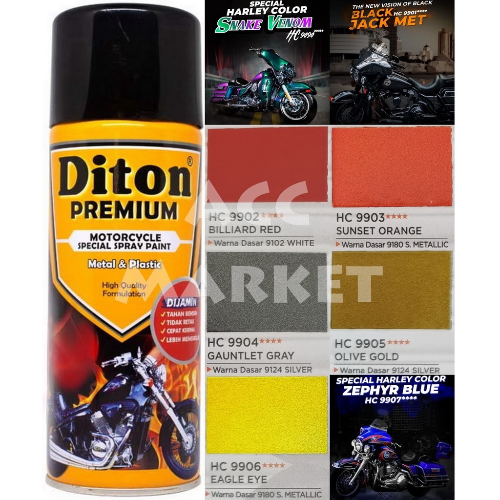 Pilox Diton Premium Pilok Pylox Cat Motor Harley