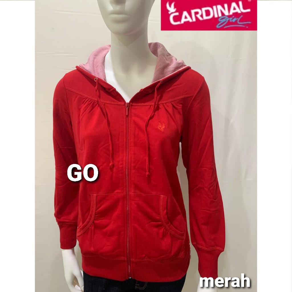 BB JAKET CARDINAL Wanita Size JUMBO /SWEATER GIRL 169 Jaket Cewek Sweater Cardinal 100% Original