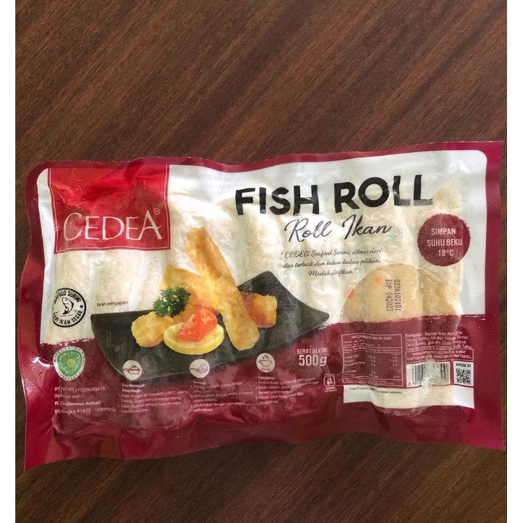 

CEDEA FISH ROLL IKAN 250GR / CEDEA FISH ROLL 500GR / CEDEA FISH ROLL SPICY 500GR / CEDEA FISH ROLL CHEESE 500GR