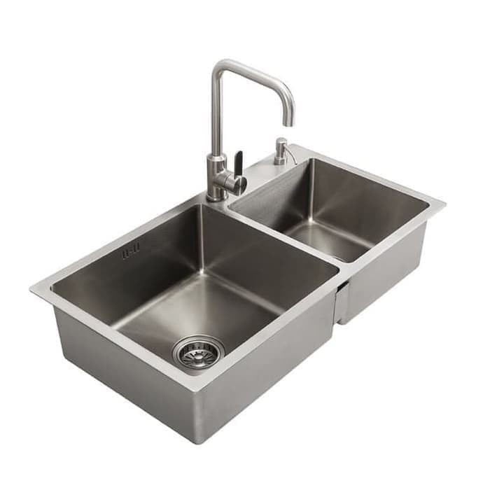 Wastafel - Kichen Sink Onan 8245 Komplit Seat / Bak Cuci Piring Onan Dua Lubang