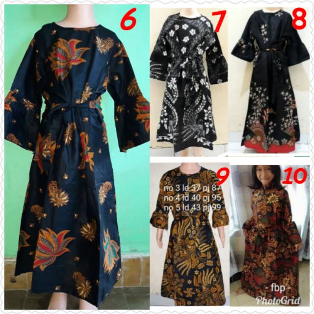 GAMIS BATIK ANAK Realpic usia 3-12th