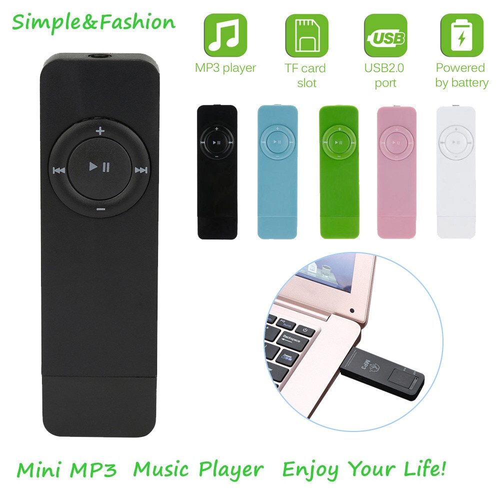 MP3 Portable Mini Player Support Micro SD TF Card - HPP20