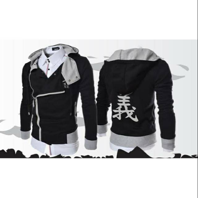 Jaket anime one piece marine versi harakiri