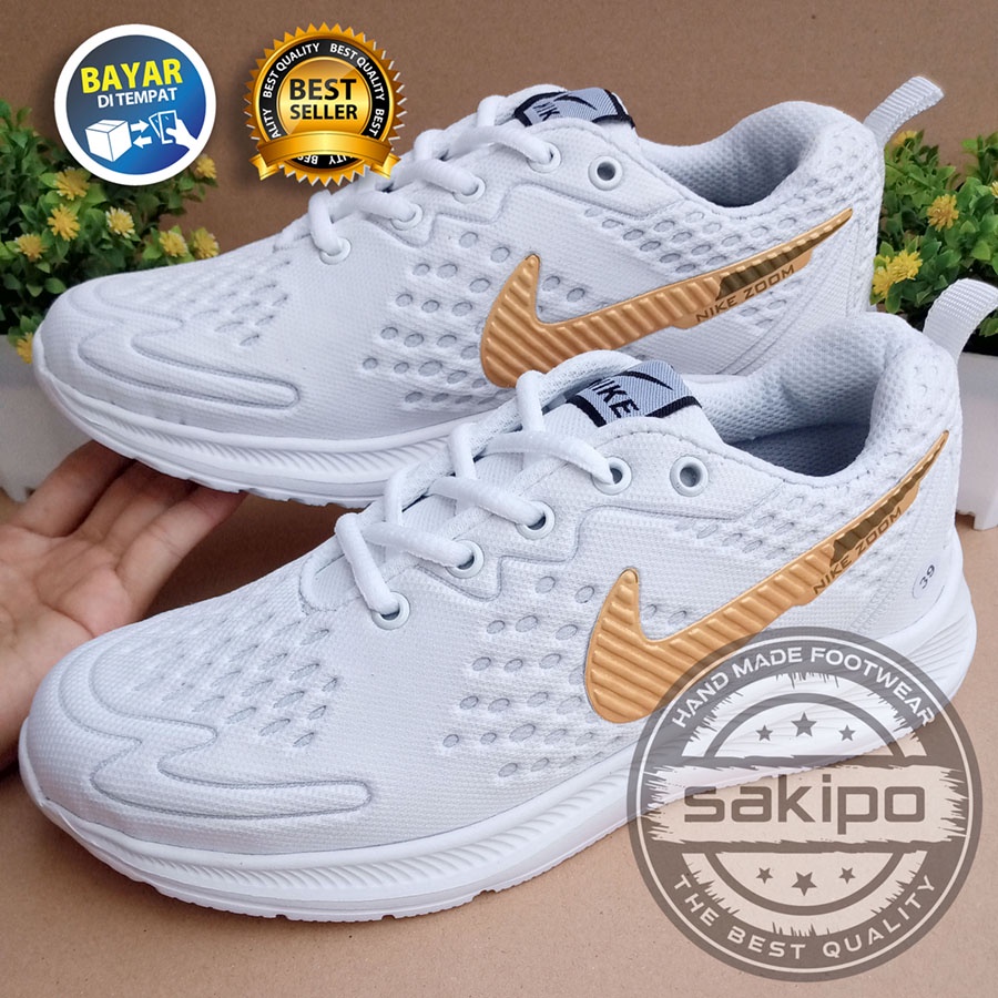 PROMO 9.9 SUPER SHOPPING DAY !! SEPATU OLAHRAGA LARI JOGGING WARNA PUTIH / SEPATU OLAHRAGA OUTDOOR PRIA WANITA / SEPATU LARI JOGGING / SEPATU SENAM FITNES DAN GYM / SEPATU GERAK JALAN AGUSTUSAN KEMERDEKAAN / SEPATU HANGOUT / SAKIPO