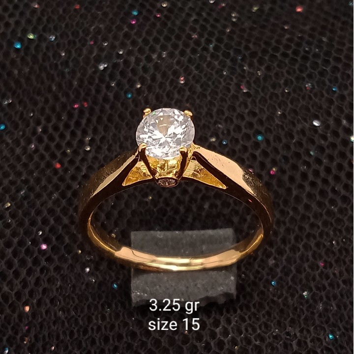 Cincin Emas 17 K - 3.25 gr Kadar 750 - 3303