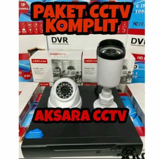 PROMO MURAH PAKET CAMERA CCTV 3MP 2 CAMERA 720P DVR 4 CH LENGKAP TINGGAL PASANG HDD 320GB