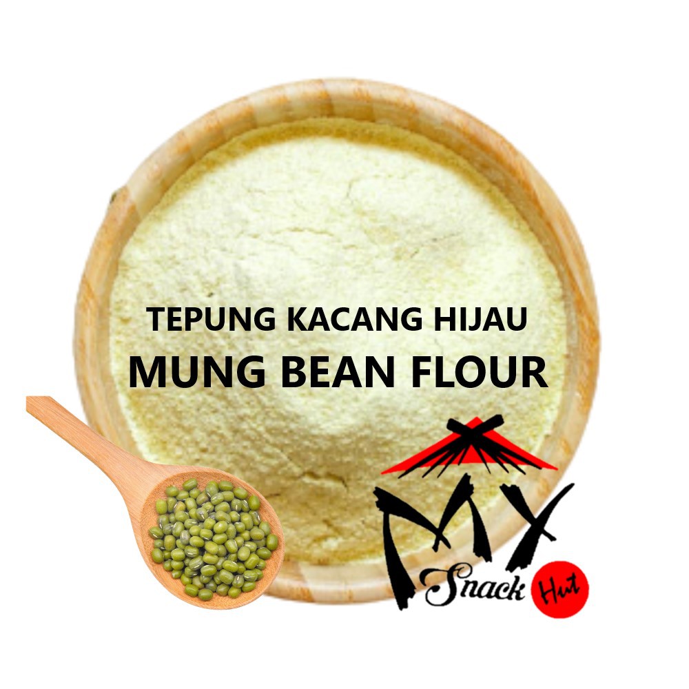 TEPUNG KACANG HIJAU 100GR - PURE ORGANIC MUNG BEAN BEANS FLOUR POWDER KACANG IJO ORGANIK BUBUK MURNI