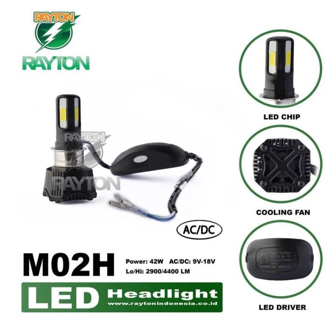 RTD Led Lampu Utama Headlamp LED RTD M02H Original
