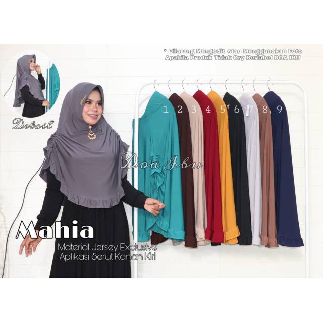 Jilbab Mahia ORI DOA IBU