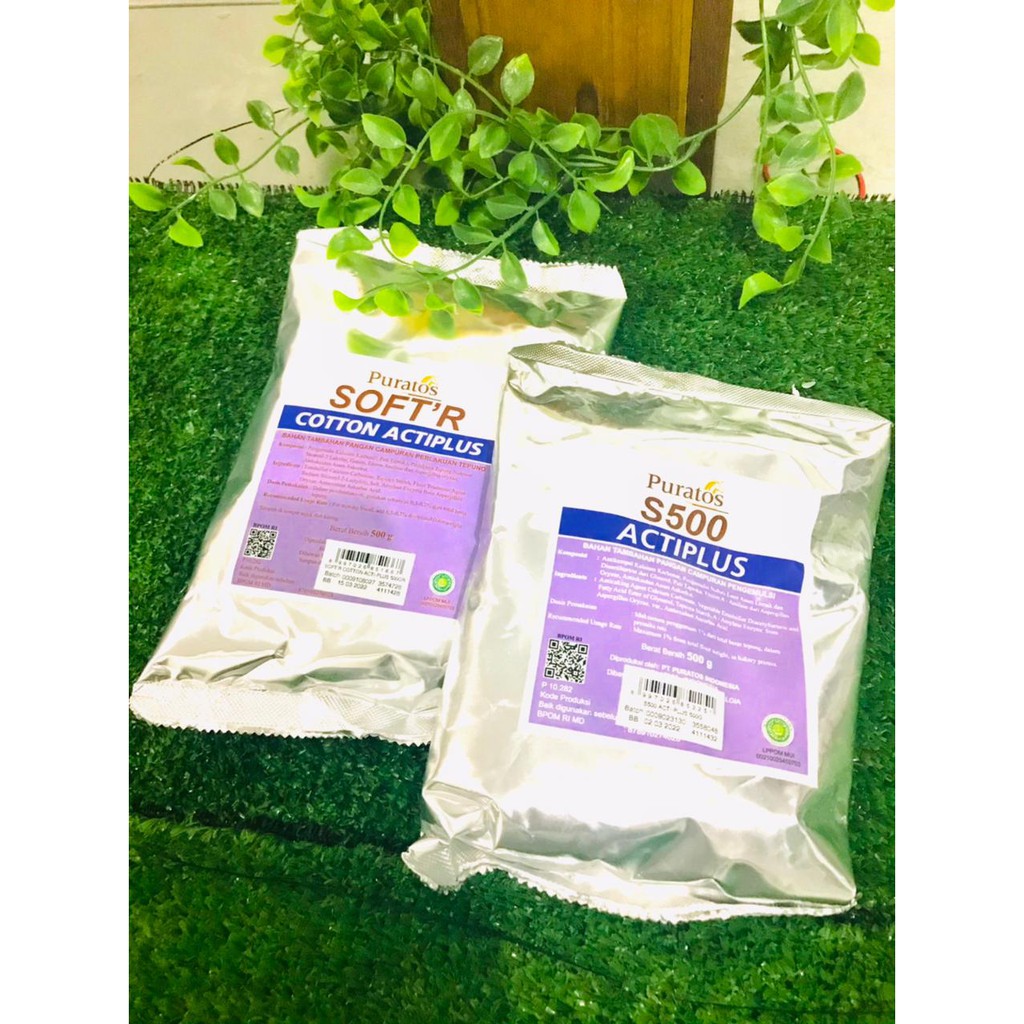 

Puratos S-500 dan Soft'r Cotton 500gr/Bread Improfer/Pengembang/Pelembut