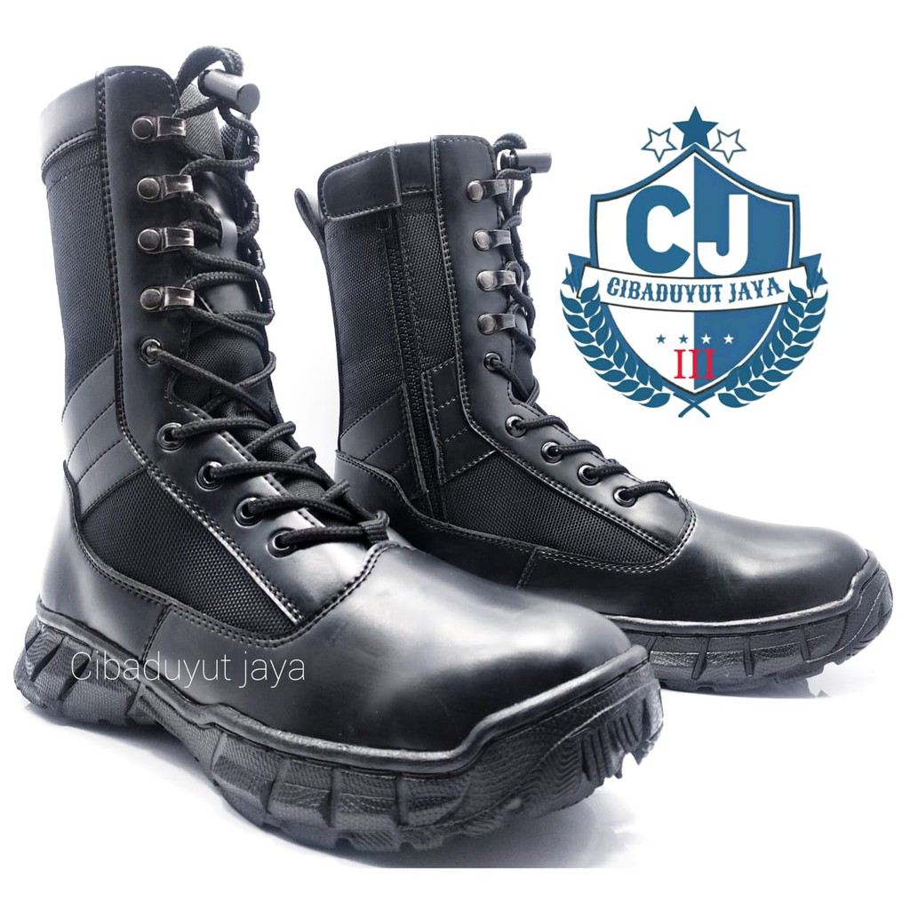 (COD) SEPATU PDL JATAH PEMBAGIAN POLRI TNI POLPP KANVAS WATERPROOF TERLARIS!