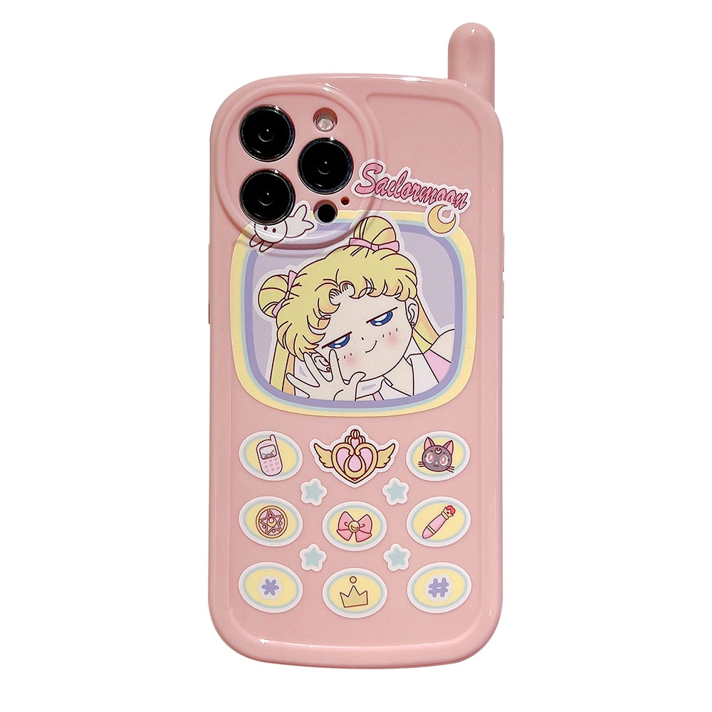 Soft Case Hp Gambar Kartun Anak Perempuan Untuk Iphone 11 / 12 / 13pro MAX