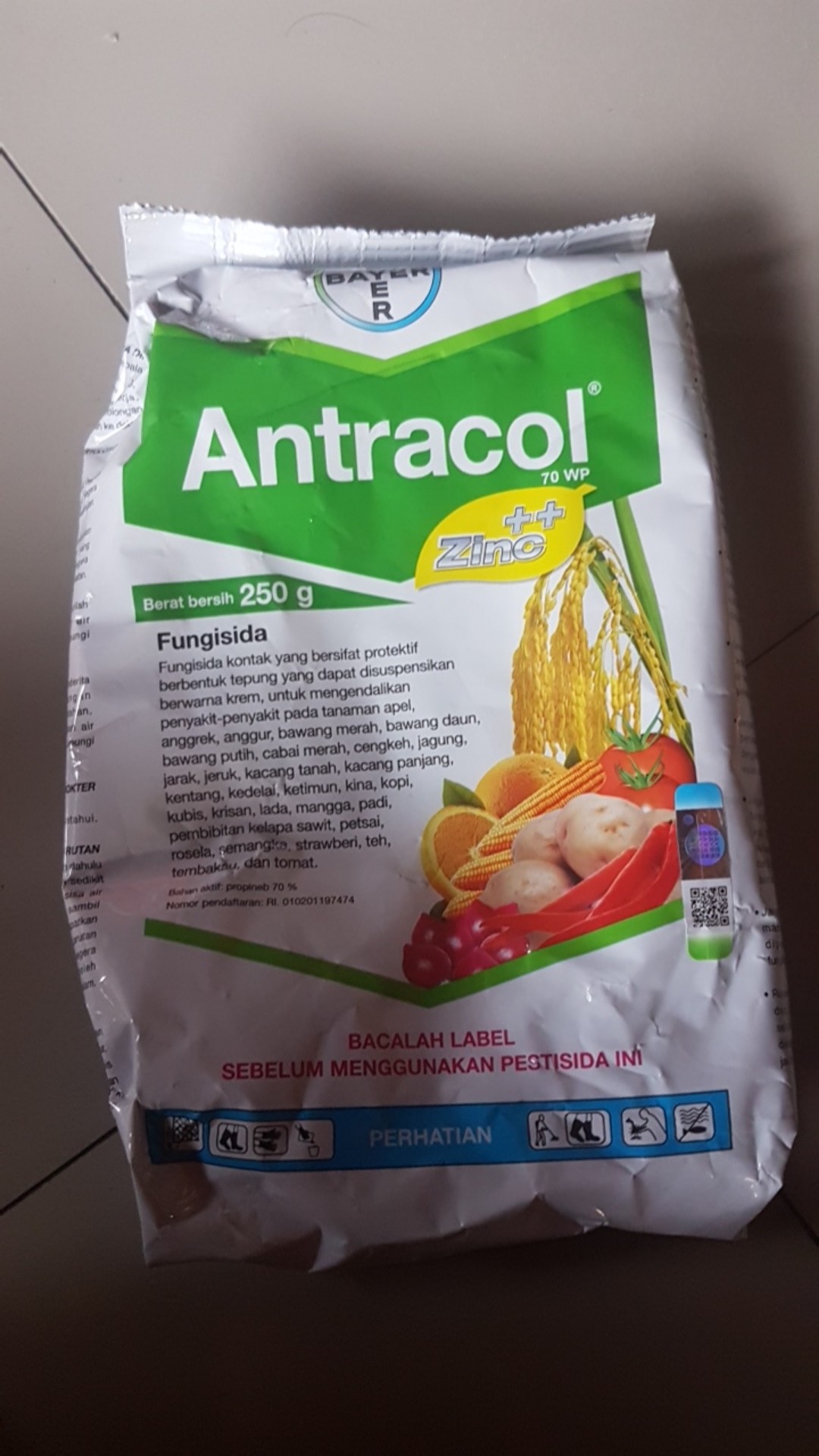 Antracol 78wp+zink Fungisida 250gram