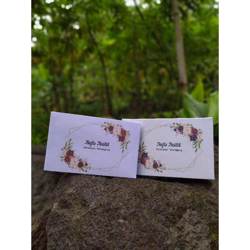 

Amplop Kondangan Custom (Free Design) 1 box isi 50 Amplop