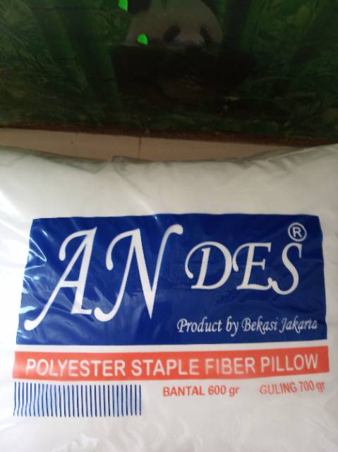 PAKET 1 Bantal 1 Guling Andes dapat 2 pics empuk dan lembut