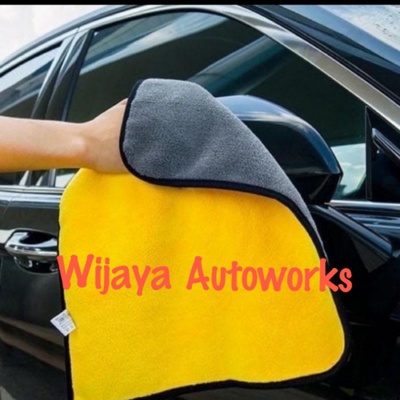 Kain Lap Microfiber Super Absorbent Daya Serap Air Tinggi Tebal / Car Wash Towel