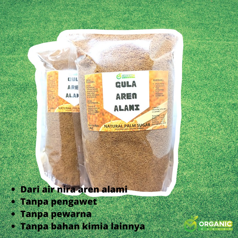 

Gula Aren Gula Semut Gula Merah Aren Alami Natural Palm Sugar 1 Kg