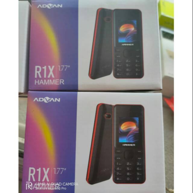 Hp new Advan hammer R1X handphone candybar hamer R1X baru garansi resmi 1 tahun