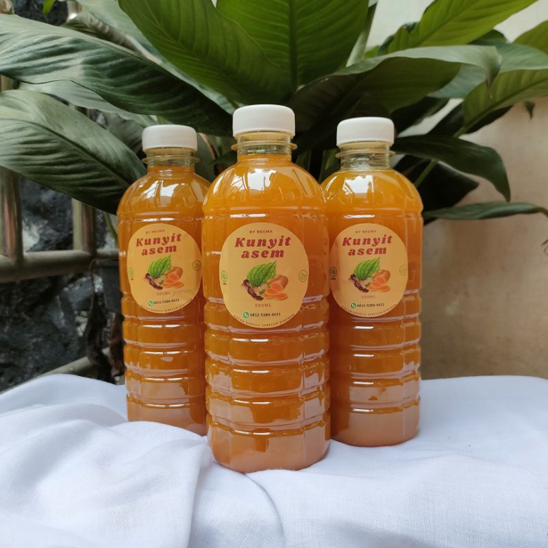 Jamu Kunyit Asam 500 ml by Recma Herbal Fresh