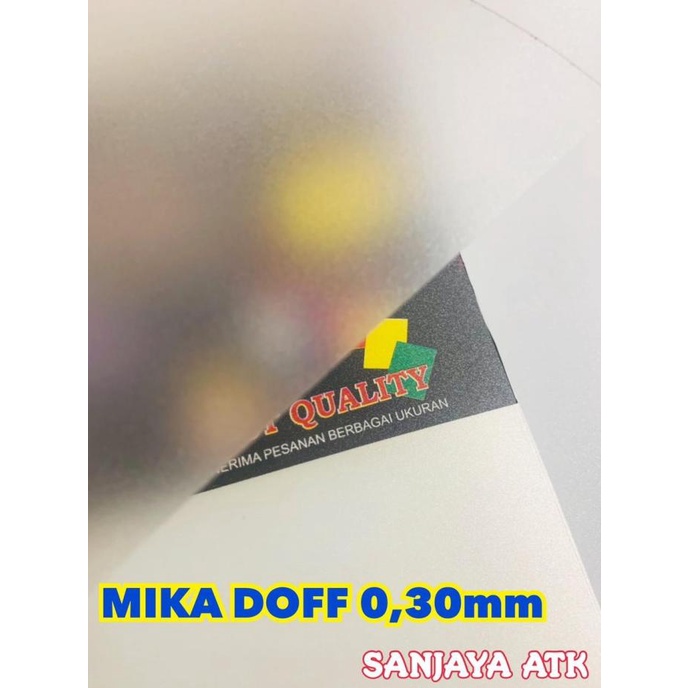 

COD cover mika jilid Doff atau PP pasir A4 0.30mm isi 20 lembar PROMOKode 2946