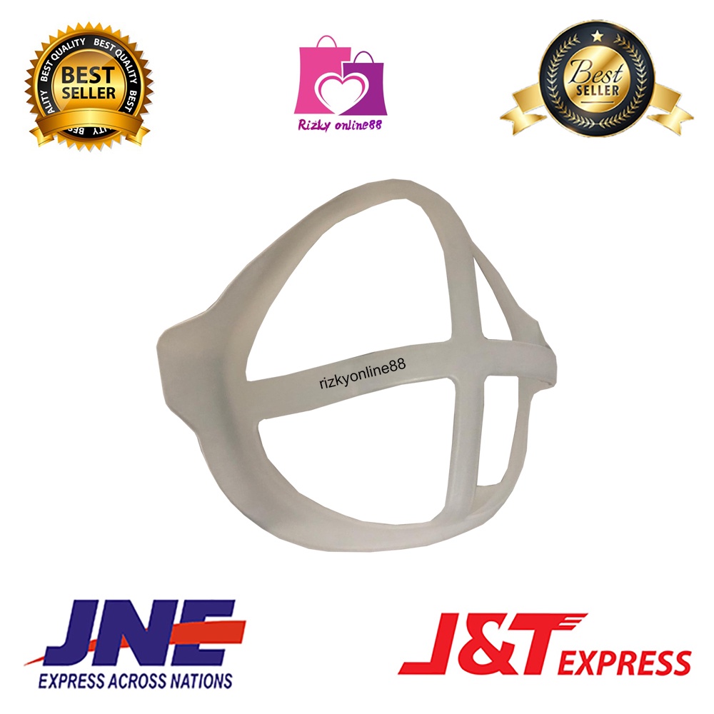 Rizkyonline88 penyangga masker / 3D mask bracket silikon sirkulasi udara