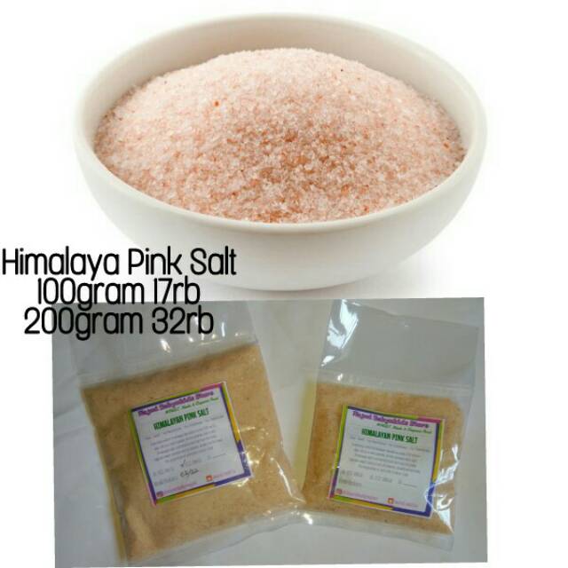 Garam Pink Himalaya / Himalayan Pink Salt / Garam Gunung Sehat