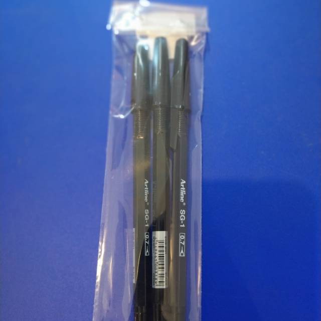 Ball Pen / Pulpen / Pena Artline SG-1 SG1 Black Hitam 0.7 mm / 3 Pcs