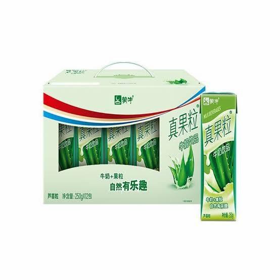 

Meng Niu Zhen Guo Li Real Fruit Milk Drink Susu Dengan Butiran Buah Best Seller