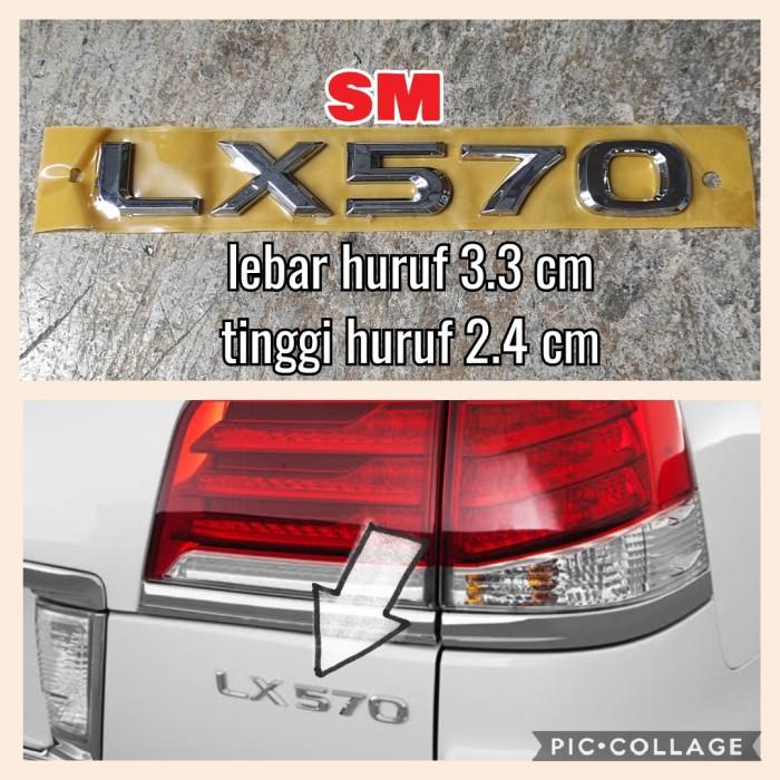 emblem LX570 dan GX470 emblem bagasi lexus LX 570 GX 470