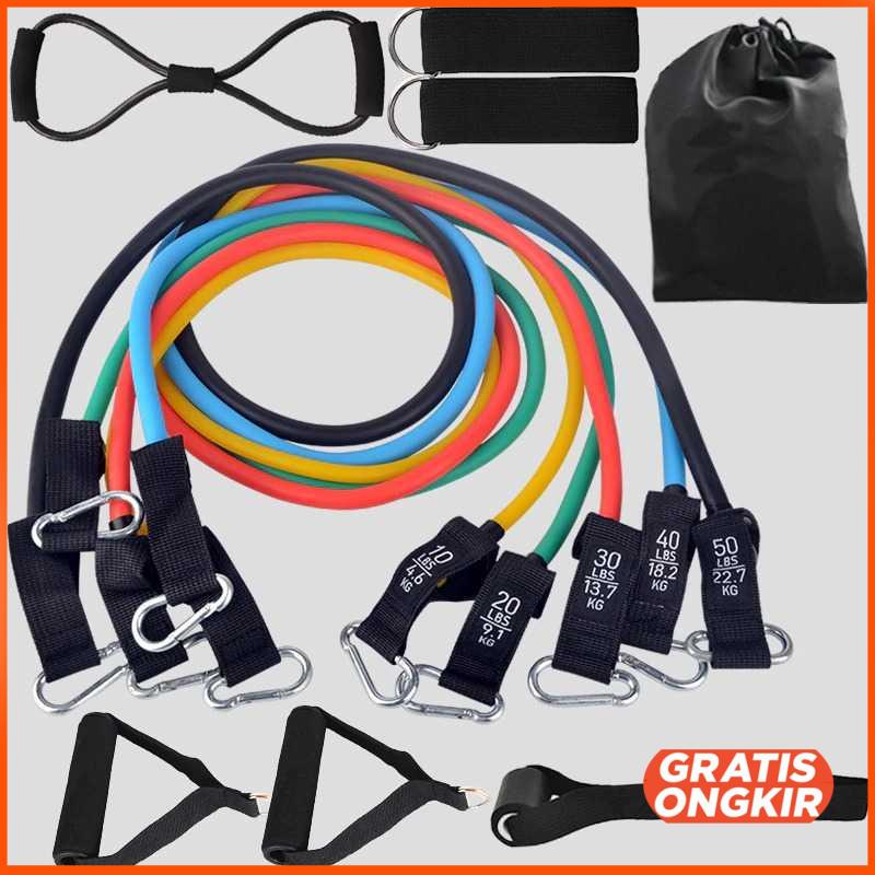 Tali Stretching Resistance Band Pilates Yoga 12 PCS GCT395