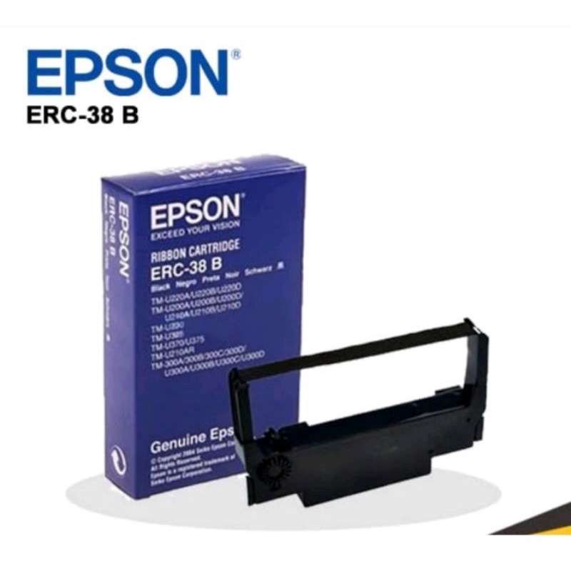 RIBBON CARTRIDGE/PITA EPSON ERC-38 B ORIGINAL BLACK