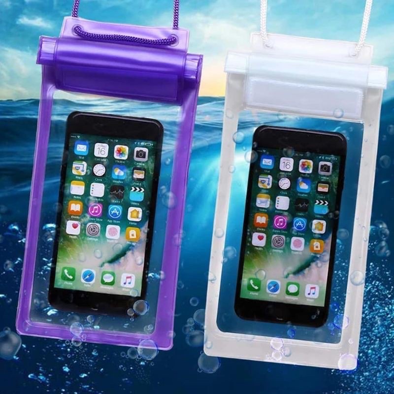 Waterproof polos. waterproof gambar Case / Sarung Hp Anti Air Pouch UKURAN XL