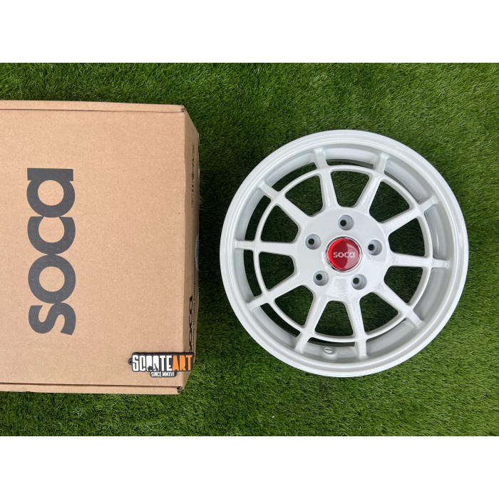 Velg Soca Wheels R AR Ring 12 Vespa Sprint Primavera S LX GTS White