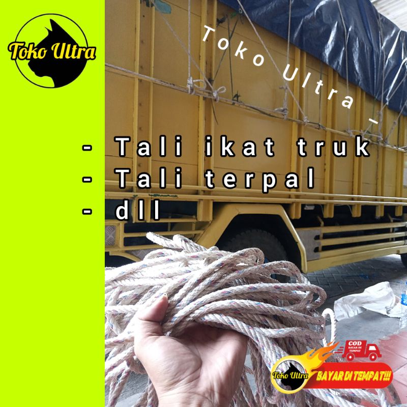 TAMBANG 10MM (ECERAN) TALI 10MM / TAMPAR 10MM / TALI PPD 10MM / TAMBANG MOBIL / TALI TRUK 10MM / TALI MOBIL MOBIL