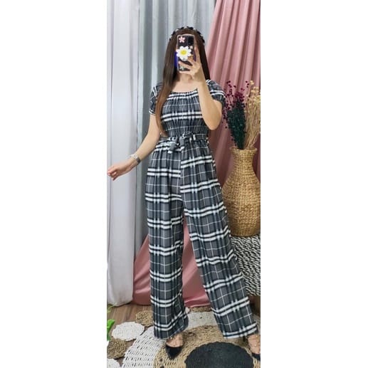 Jumpsuit Wanita Jumpsuit Smoke Jumpsuit Korea Sabrina Jumpsuit sabrina