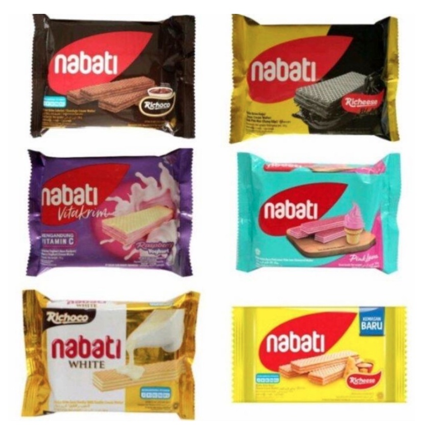 

Nabati Wafer All Variant Berat Isi 46 gram