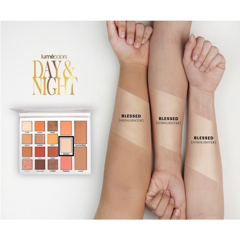 Free Brush | Lumecolors Day Night Pallete Pigmented &amp; Blendable