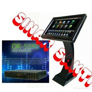 Geisler OK 5500 + Layar Touch Screen 19in ( dvd player karaoke )