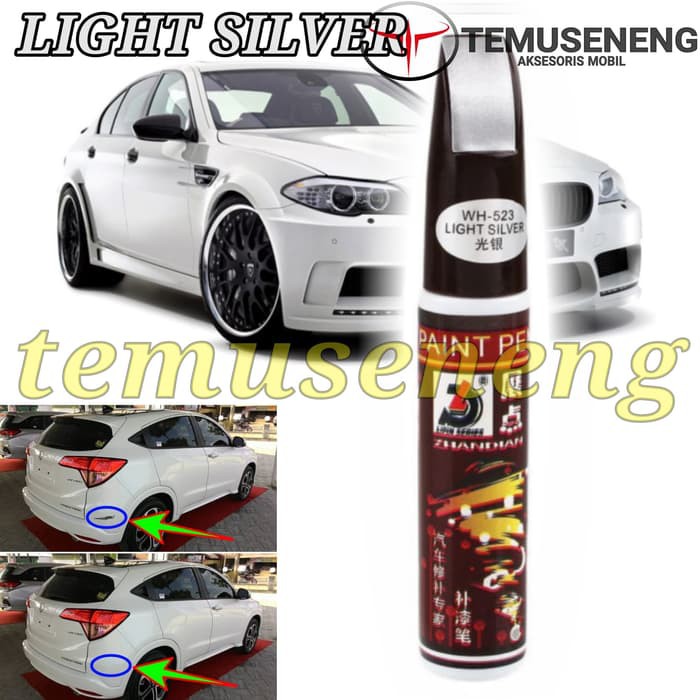 LIGHT SILVER CAT  WARNA MOBIL  MOTOR PENGHILANG NODA ABU 