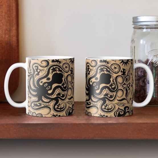 Mug Cangkir Minoan Marine Style Pottery