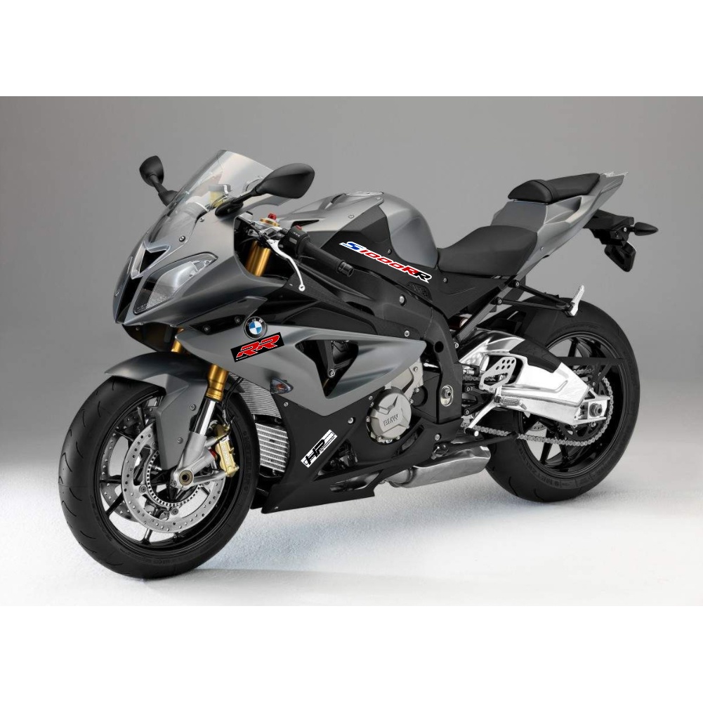 BMW S1000RR Motocross Stiker Reflektif Kepribadian Sepeda Motor Tahan Air Aksesoris Stiker