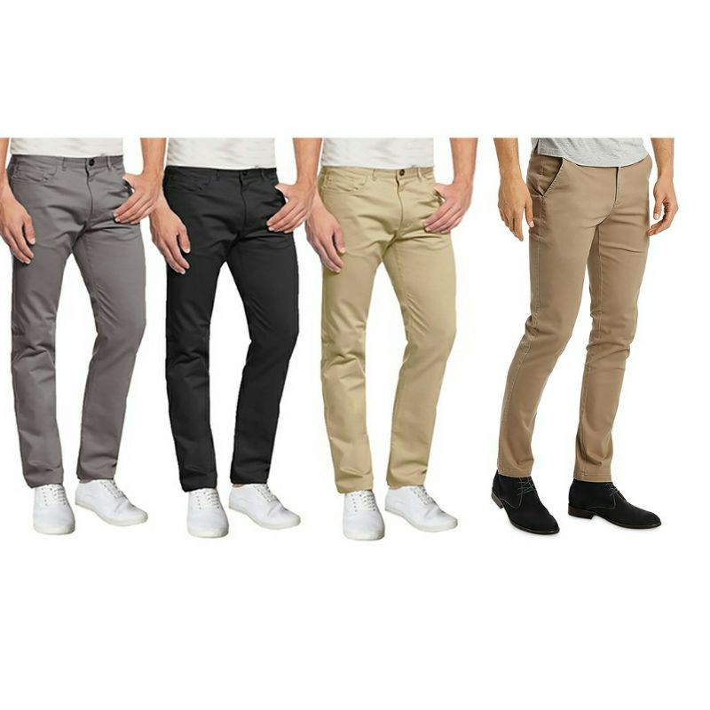 CELANA CHINO Panjang pria Slimfit KERJAHARIAN Santai Casual Formal ZRM Size 29-38 NR_Outfit Official