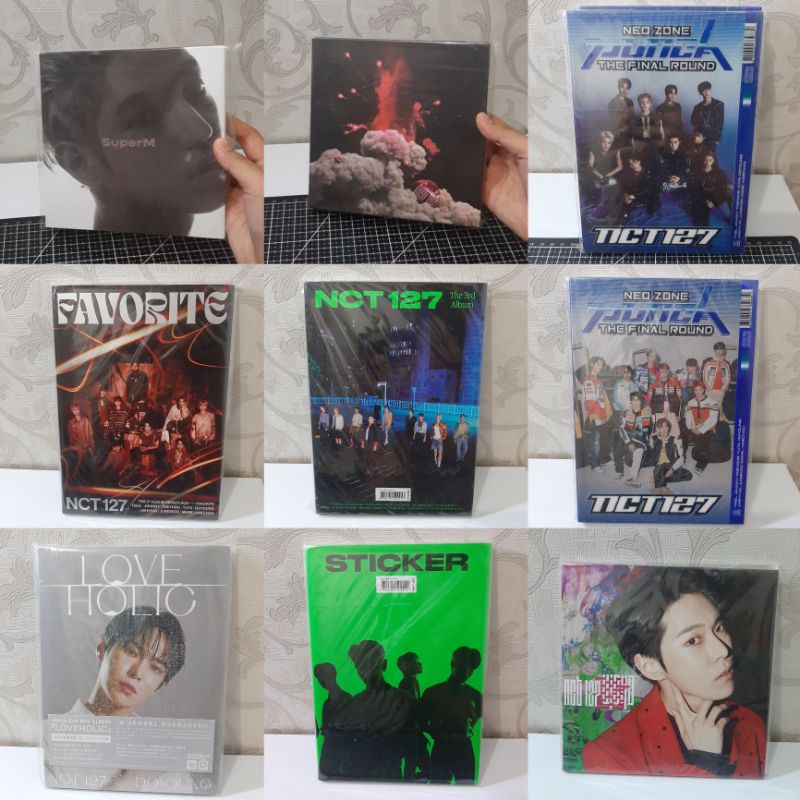 album only nct 127 sticker sticker seoul 1st 2nd player chain loveholic doyoung cherry bomb jopping 