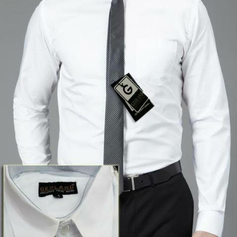 kameja geoland putih dan hitam